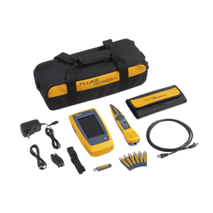 Kit Avanzado de Calificador de Red LinkIQ, Para Verificar Rendimiento de Cableado Hasta 10Gbps Basado en Frecuencia, con Pantalla Multitáctil a Color