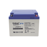 Batería de respaldo 12 V | 26 Ah AGM | Especial para Seguridad Electrónica | UPS | Sistemas de Emergencia | Vida útil 5 años | Terminales M5