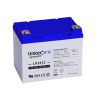 Batería 12 V / 35 Ah / UL / Tecnología AGM / Vida útil promedio de 5 años / Para uso en equipo electrónico, Alarmas de Intrusión / Incendio / Control de acceso / Video Vigilancia / Terminales T1