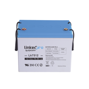 Batería de respaldo 12 V |  75 Ah | AGM | Especial para equipo electrónico | UPS  | Sistemas de Emergencia | Aplicaciones Fotovoltaicas | Terminales T3