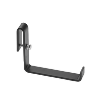 Accesorio Montaje en L, Para Instalación Adicional Aérea de Cables, de Acero, Color Negro