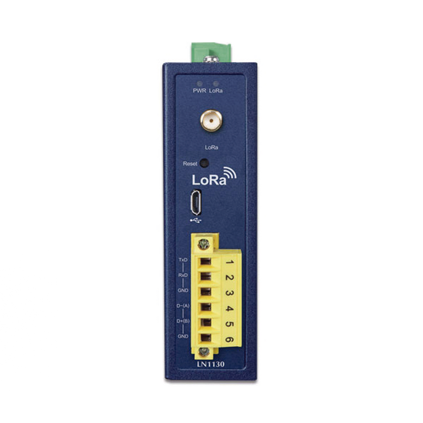 (LoRa)  Controlador de Nodo Industrial IP30 (Modbus RS232, RS485)