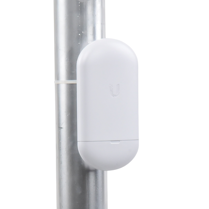 NanoStation airMAX Loco5AC CPE hasta 450 Mbps, 5 GHz (5150 - 5875 MHz), con antena integrada de 13 dBi, no incluye adaptador PoE