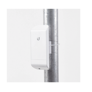 NanoStation airMAX locoM2 CPE, hasta 150 Mbps, frecuencia 2 GHz (2412-2462 MHz) con antena integrada de 8 dBi