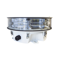 Lámpara de Obstrucción LED Dual Rojo/Blanca de Media Intensidad,  Tipo L-864/865 acorde con FAA AC-70/7460-1L,  (120 Vca).