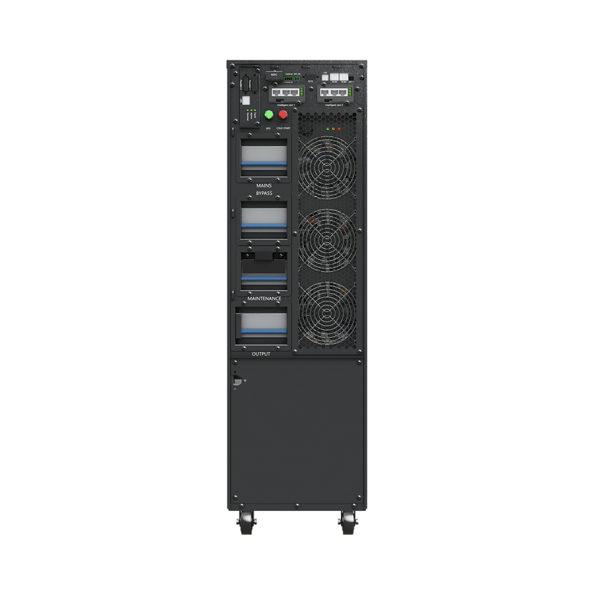 UPS de 15000 VA/10000 W, Online Doble Conversión, 3F 200 - 240 Vac de Entrada, 3F 200 - 240 Vac de Salida, Terminal Hardwired, Onda Senoidal Pura, Torre o Rack de 6 UR, Con 3 Tomas NEMA L6-30R