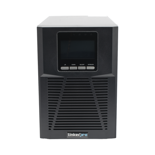 UPS 1000VA/900W  Online Doble Conversión /Pantalla LCD / 3 tomas 5-15R / Regulación de Voltaje / Protección RJ45