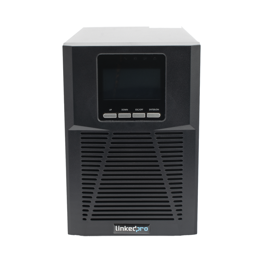 UPS 1000VA/900W  Online Doble Conversión /Pantalla LCD / 3 tomas 5-15R / Regulación de Voltaje / Protección RJ45