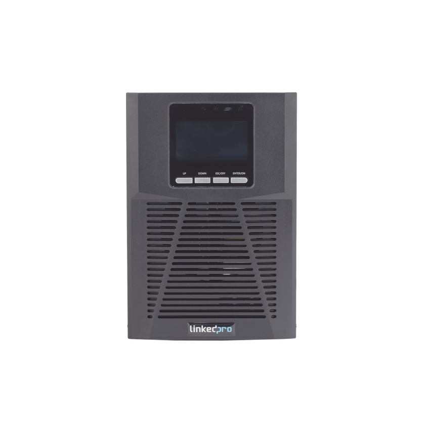 UPS 1000VA/900W  Online Doble Conversión /Pantalla LCD / 3 tomas 5-15R / Regulación de Voltaje / Protección RJ45