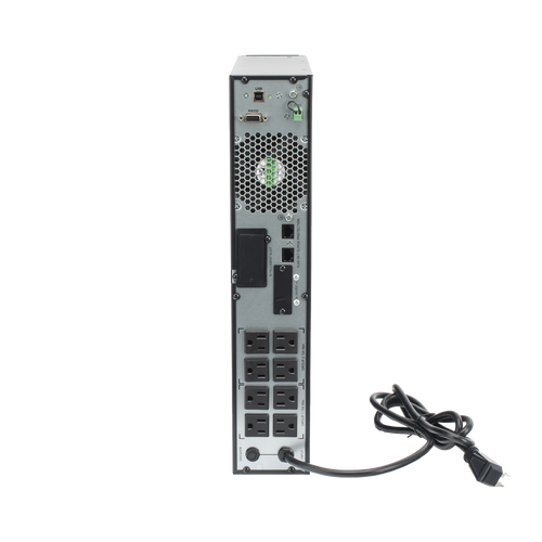 UPS de 1000VA/900W / Topología On-Line Doble Conversión / Entrada y Salida de 120 Vca / Clavija de Entrada NEMA 5-20P / Pantalla LCD Configurable / Formato Rack/Torre / 8 Salidas
