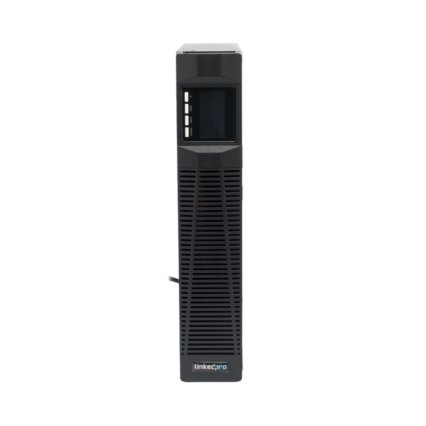 UPS de 1000VA/900W / Topología On-Line Doble Conversión / Entrada y Salida de 120 Vca / Clavija de Entrada NEMA 5-20P / Pantalla LCD Configurable / Formato Rack/Torre / 8 Salidas