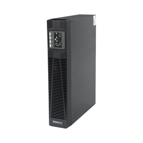 UPS de 1000VA/900W / Topología On-Line Doble Conversión / Entrada y Salida de 120 Vca / Clavija de Entrada NEMA 5-20P / Pantalla LCD Configurable / Formato Rack/Torre / 8 Salidas