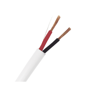 Bobina de Cable 305 Metros: 2 x 16 AWG, Color Blanco, CMR, Para Sistemas de Seguridad y Alarmas