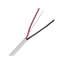 Cable 305 Metros: 2 x 18 AWG, Color Blanco, CM, Para Sistemas de Seguridad y Alarmas