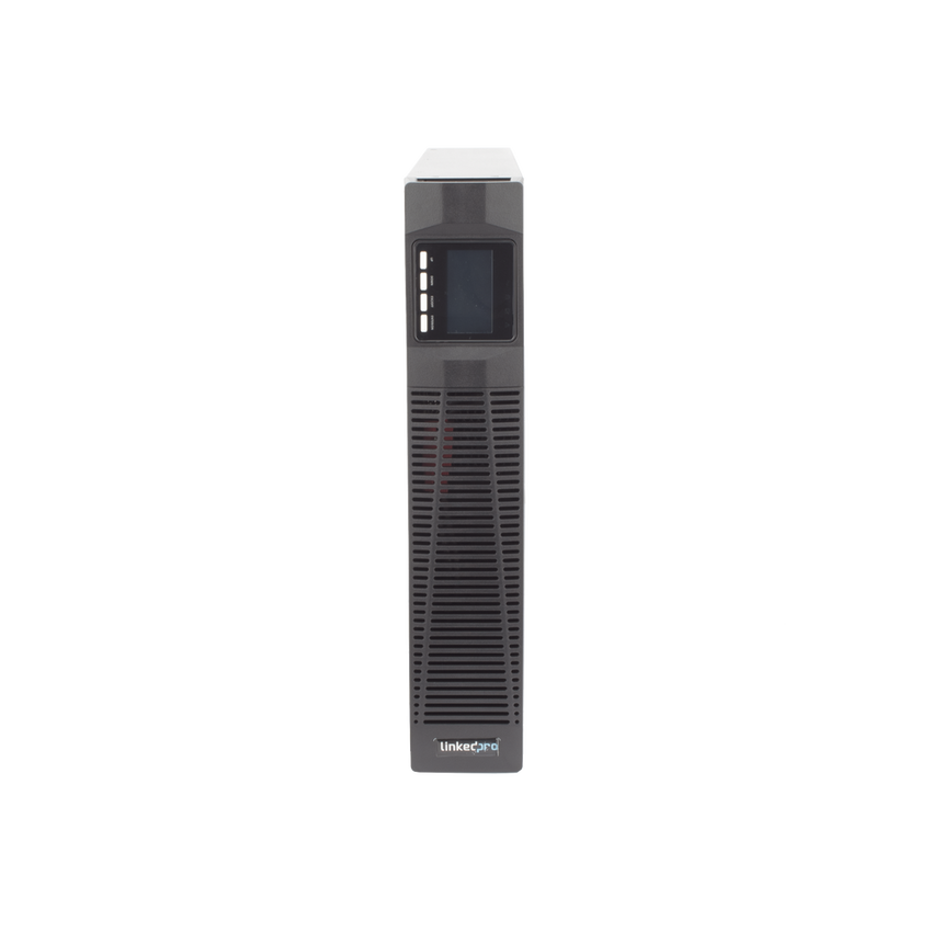 UPS de 3000VA/2700W / Topología On-Line Doble Conversión con Baterías Internas / Entrada y Salida de 120 Vca  / Pantalla LCD Configurable / Formato Rack o Torre / 8 Salidas