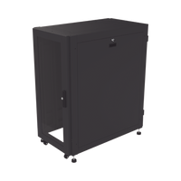 Gabinete Profesional para Telecomunicaciones de 24UR, 600 mm de Ancho x 1000 mm de Profundidad, Se envía el Gabinete Armado.