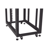 Gabinete Profesional para Telecomunicaciones de 24UR, 600 mm de Ancho x 1000 mm de Profundidad, Se envía el Gabinete Armado.