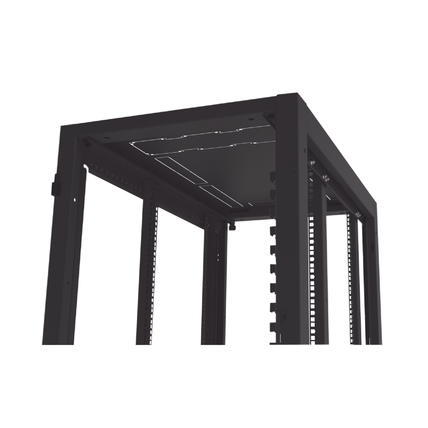 Gabinete Profesional para Telecomunicaciones de 24UR, 600 mm de Ancho x 1000 mm de Profundidad, Se envía el Gabinete Armado.