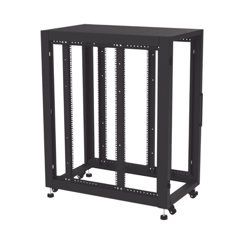 Gabinete Profesional para Telecomunicaciones de 24UR, 600 mm de Ancho x 1000 mm de Profundidad, Se envía el Gabinete Armado.