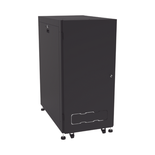 Gabinete Profesional para Telecomunicaciones de 24UR, 600 mm de Ancho x 1000 mm de Profundidad, Se envía el Gabinete Armado.