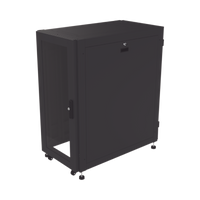 Gabinete Profesional para Telecomunicaciones de 24UR, 600 mm de Ancho x 1000 mm de Profundidad, Se envía el Gabinete Armado.