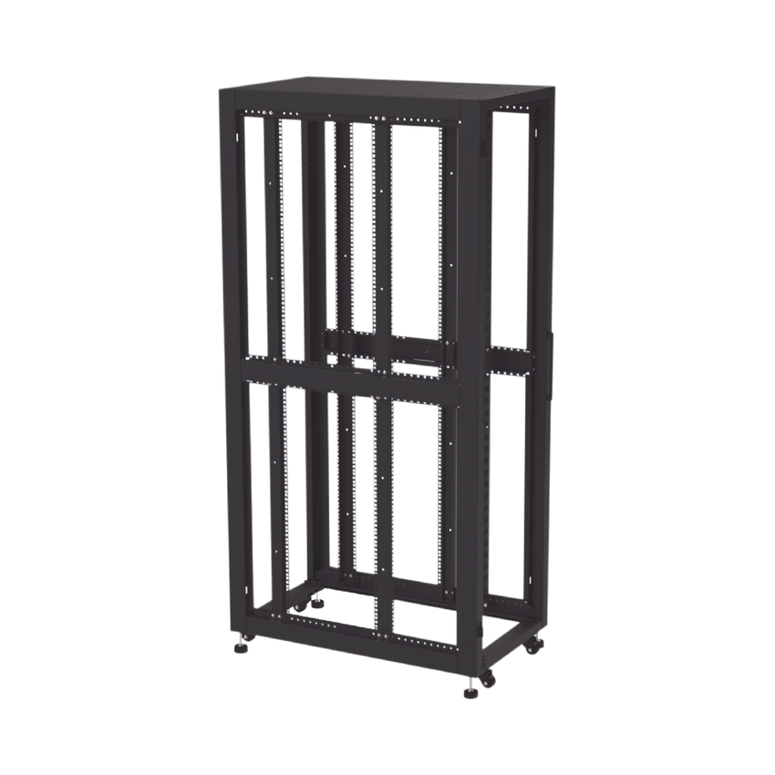 Gabinete para Telecomunicaciones Rack Estándar de 19", 42UR, 600 mm Ancho x 1000 mm Profundidad. Fabricado en Acero, Se envía el Gabinete Armado.