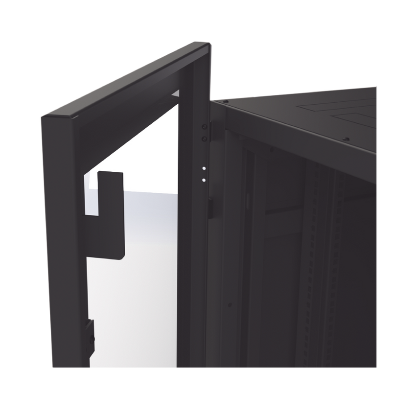 Gabinete para Telecomunicaciones Rack Estándar de 19", 42UR, 600 mm Ancho x 1000 mm Profundidad. Fabricado en Acero, Se envía el Gabinete Armado.