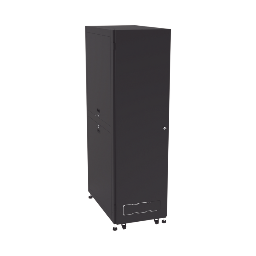 Gabinete para Telecomunicaciones Rack Estándar de 19", 42UR, 600 mm Ancho x 1000 mm Profundidad. Fabricado en Acero, Se envía el Gabinete Armado.