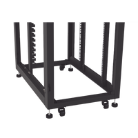 Gabinete para Telecomunicaciones Rack Estándar de 19", 42UR, 600 mm Ancho x 1000 mm Profundidad. Fabricado en Acero, Se envía el Gabinete Armado.