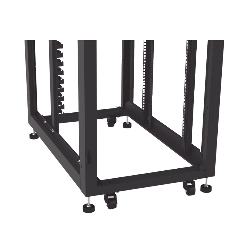 Gabinete para Telecomunicaciones Rack Estándar de 19", 42UR, 600 mm Ancho x 1000 mm Profundidad. Fabricado en Acero, Se envía el Gabinete Armado.