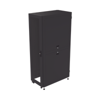 Gabinete para Telecomunicaciones Rack Estándar de 19", 42UR, 600 mm Ancho x 1000 mm Profundidad. Fabricado en Acero, Se envía el Gabinete Armado.