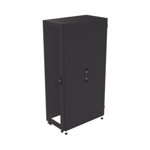 Gabinete para Telecomunicaciones Rack Estándar de 19", 42UR, 600 mm Ancho x 1000 mm Profundidad. Fabricado en Acero, Se envía el Gabinete Armado.