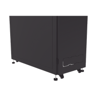 Gabinete Profesional para Telecomunicaciones de 45UR, 1200 mm Profundidad, Incluye 2 Organizadores Verticales de 45 Unidades de Rack, Se envía el Gabinete Armado.