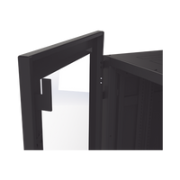 Gabinete Profesional para Telecomunicaciones de 45UR, 1200 mm Profundidad, Incluye 2 Organizadores Verticales de 45 Unidades de Rack, Se envía el Gabinete Armado.