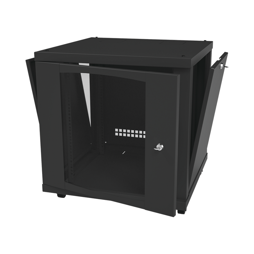 Gabinete Profesional para Telecomunicaciones de 12UR, 638 mm Profundidad.