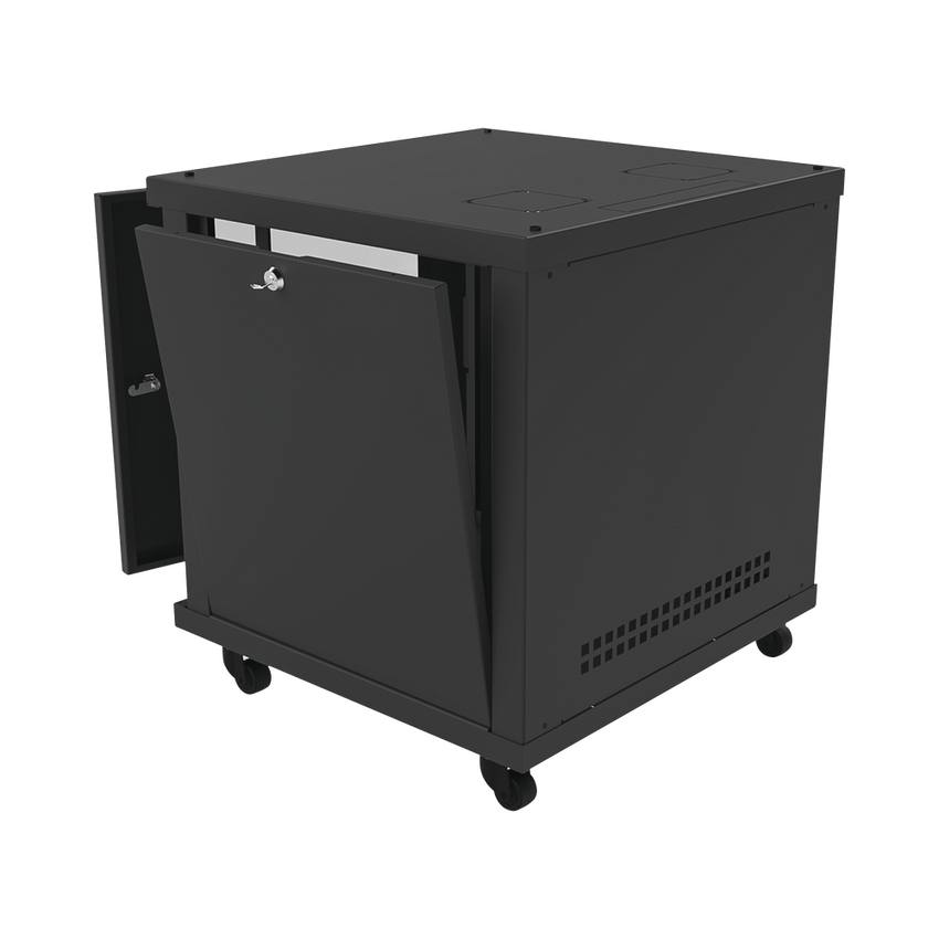 Gabinete Profesional para Telecomunicaciones de 12UR, 638 mm Profundidad.