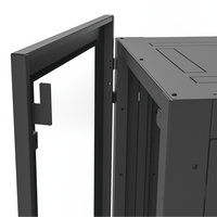 Gabinete Profesional para Telecomunicaciones de 19in, Instalación a Piso, 24UR, 600 mm Profundidad, Se envía el Gabinete Armado.