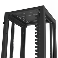 Gabinete para Telecomunicaciones Rack Estándar de 19", 42UR, 600 mm Ancho x 600 mm Profundidad. Fabricado en Acero, Se envía el Gabinete Armado.