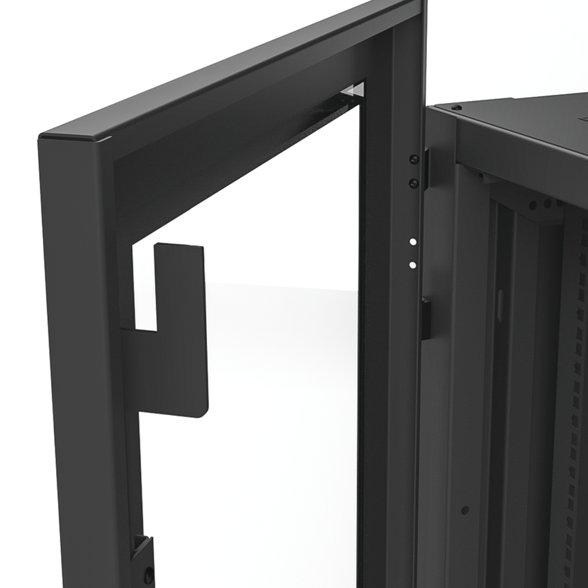 Gabinete para Telecomunicaciones Rack Estándar de 19", 42UR, 600 mm Ancho x 600 mm Profundidad. Fabricado en Acero, Se envía el Gabinete Armado.