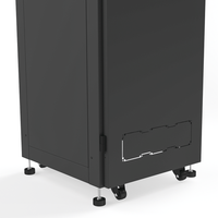 Gabinete para Telecomunicaciones Rack Estándar de 19", 42UR, 600 mm Ancho x 600 mm Profundidad. Fabricado en Acero, Se envía el Gabinete Armado.