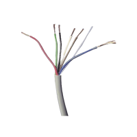 Bobina de Cable 305 Metros: 6 x 18 AWG, Color Blanco, CMR, Para Sistemas de Seguridad y Alarmas