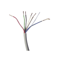 Bobina de Cable 305 Metros: 6 x 22 AWG, Color Blanco, CMR, Para Sistemas de Seguridad y Alarmas