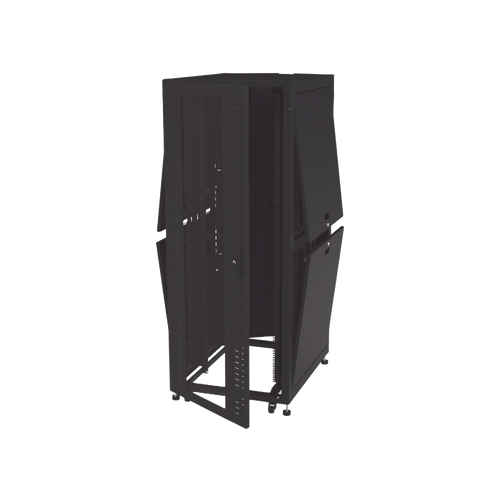Gabinete para Telecomunicaciones Rack Estándar de 19", 42UR, 800 mm Ancho x 1000 mm Profundidad. Fabricado en Acero, Se envía el Gabinete Armado.