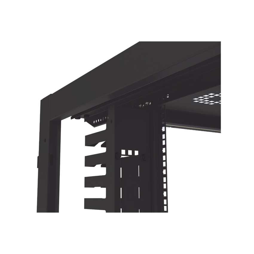 Gabinete para Telecomunicaciones Rack Estándar de 19", 42UR, 800 mm Ancho x 1000 mm Profundidad. Fabricado en Acero, Se envía el Gabinete Armado.