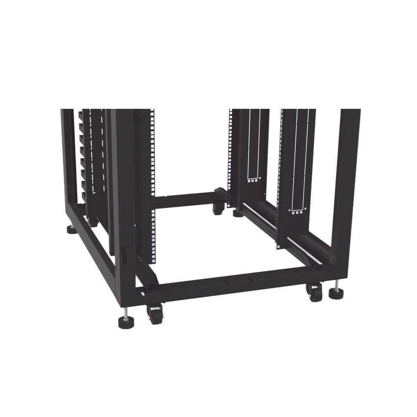 Gabinete para Telecomunicaciones Rack Estándar de 19", 42UR, 800 mm Ancho x 1000 mm Profundidad. Fabricado en Acero, Se envía el Gabinete Armado.