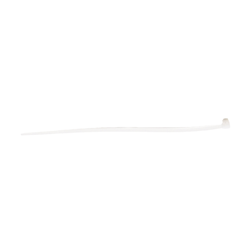 Cincho de plástico, Color Natural, 4.8 x 370 mm, Ideal para sujeción de cables (Bolsa con 100 piezas)