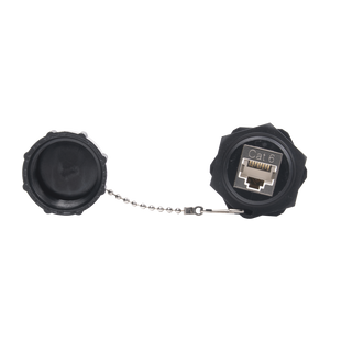 Acoplador Industrial RJ45-RJ45 Categoría 6 Blindado IP67 (Waterproof)