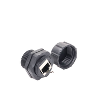 Acoplador Industrial RJ45-RJ45 Categoría 6 Blindado IP67 (Waterproof)