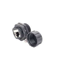 Acoplador Industrial RJ45-RJ45 Categoría 6 Blindado IP67 (Waterproof)