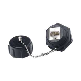 Jack Industrial RJ45 Categoría 6 Blindado, IP67 (Waterproof)